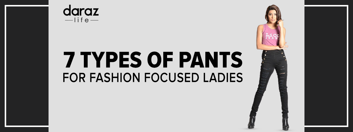 Types of formal pants for ladies