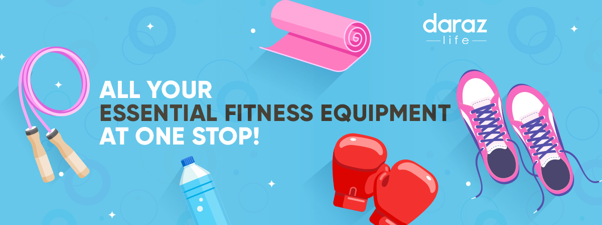  All Your Essential Fitness Equipment At One Stop!