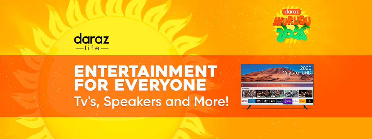  Entertainment for Everyone This Avurudu – TV’s, Speakers & More!