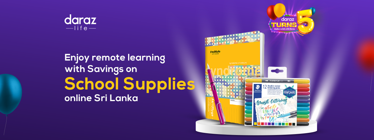  Enjoy remote learning with Savings on School Supplies online Sri Lanka