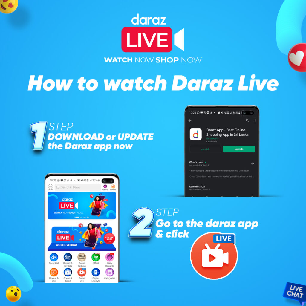 daraz live streaming