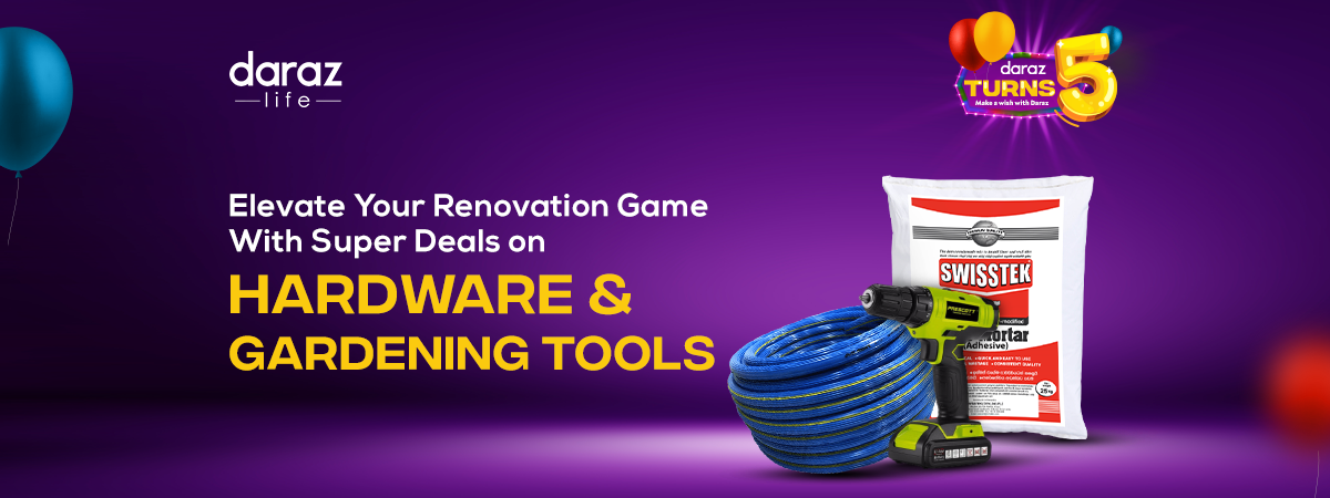  Elevate Your Renovation Game With Super Deals on Hardware and Gardening Tools