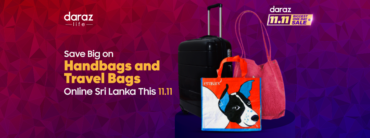 Save Big on Handbags and Travel Bags Online Sri Lanka This 11.11