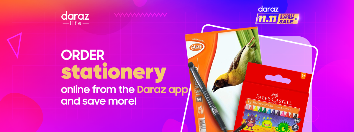  Order Stationery Online From the Daraz App and Save More!