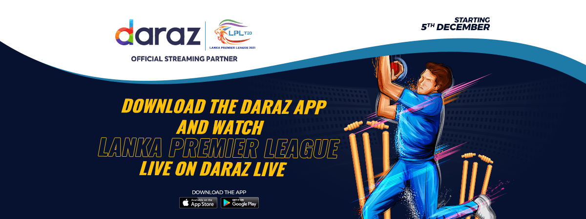  Get Ready to Watch Lanka Premier League Live on Daraz Live