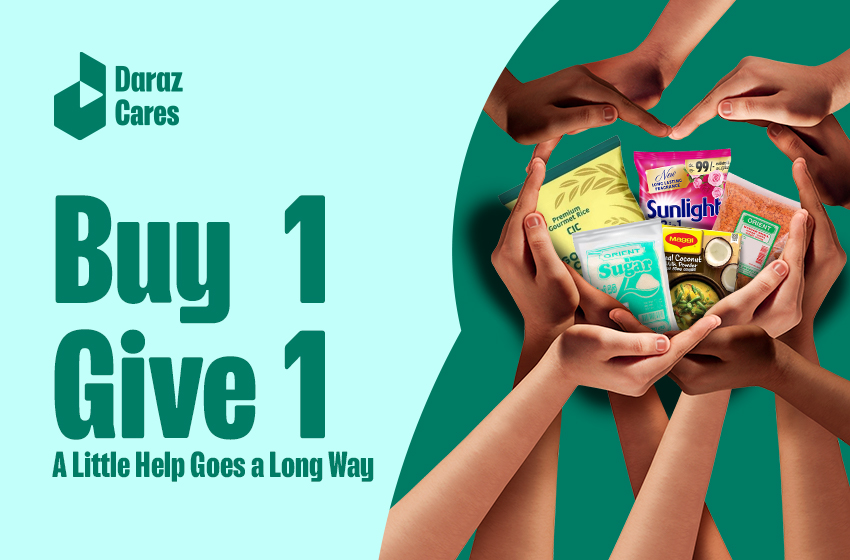  Daraz Cares Buy 1, Give 1: A Little Help Goes a Long Way