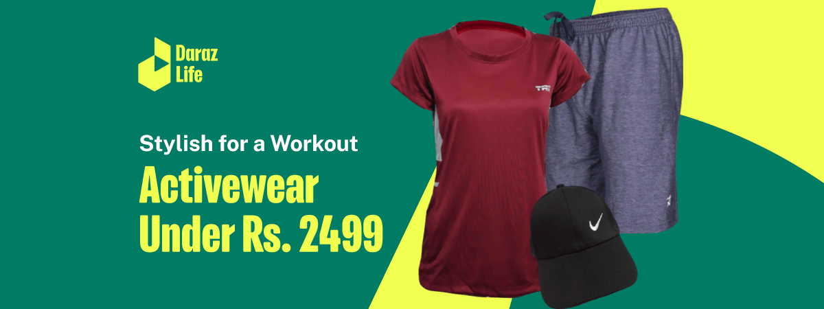  Stylish for a Workout: Buy Activewear Under Rs. 2499 Today