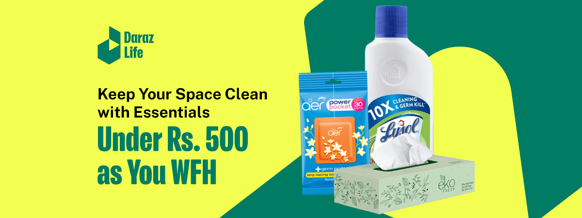  Keep Your Space Clean with Essentials Under Rs. 500 as You WFH