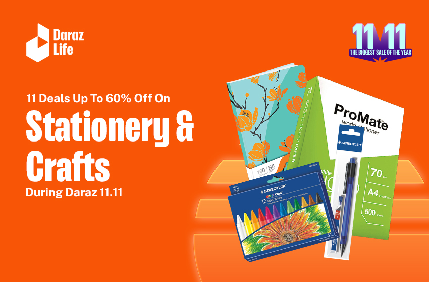  11 Deals Up To 60% Off on Stationery Online During Daraz 11.11