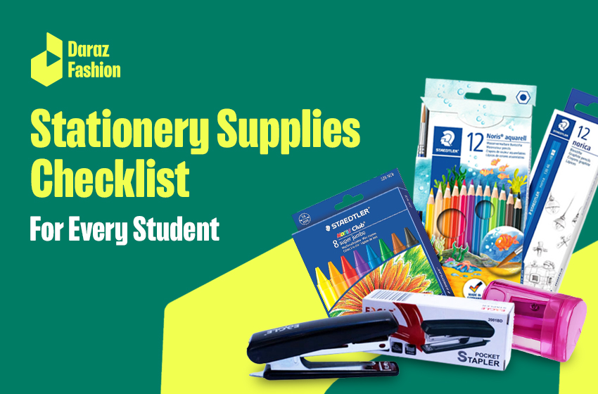 Stationery Items Checklist For Every Student