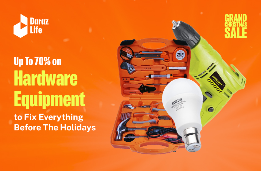  Discounts on Hardware Items Only From Daraz Christmas Sale